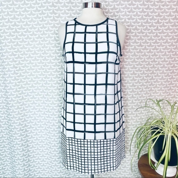 Mud Pie Dresses & Skirts - 3/$22🖤 MUD PIE Rosie Shift Dress Black White Sleeveless